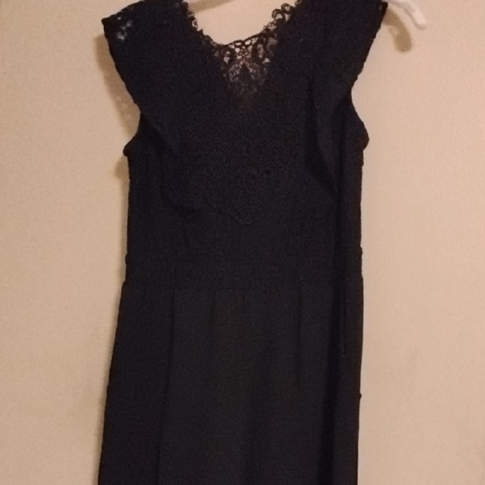 Elegant Black Lace Dress